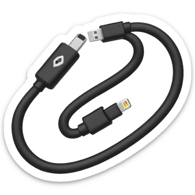 charge cable sticker