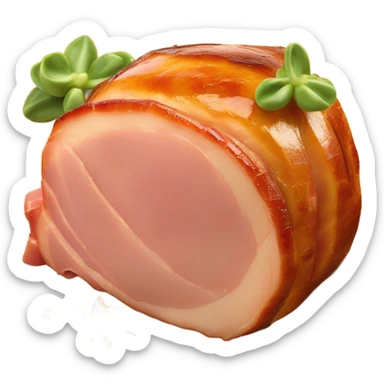 A delicious honey rosst ham sticker