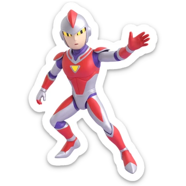Ultraman Tiga (make it as accurate as possible to the show) sticker