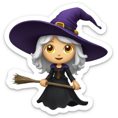 Witch sticker