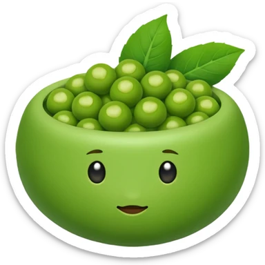 Panda Wasabi Pea sticker