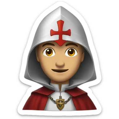 templar pega al Pope sticker