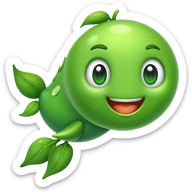 Peashooter sticker