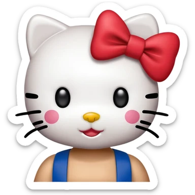 Dominican hello kitty sticker