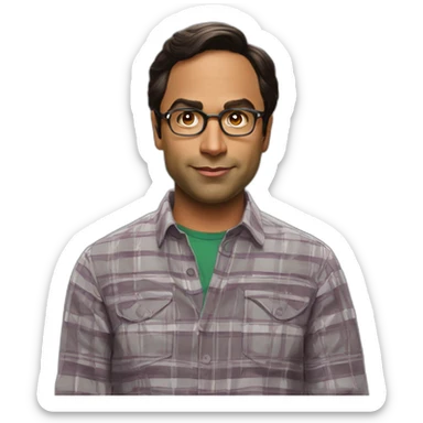 Rajesh Kootrapali big bang theory sticker