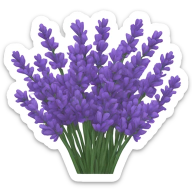 Lavender bouquet  sticker