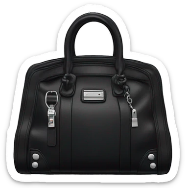 balenciaga black bag  sticker