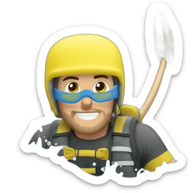 Bane white water rafting sticker