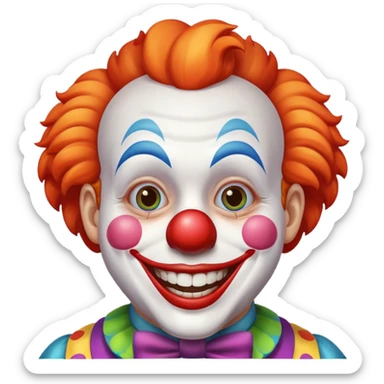 Chú hề cười tươi, 25 tuổi sticker