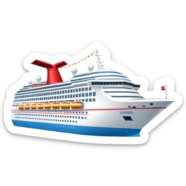 carnival cruise ship  sticker
