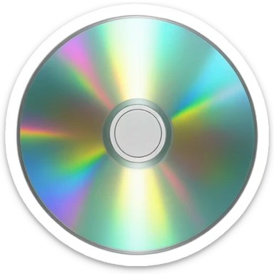 Cd disk sticker