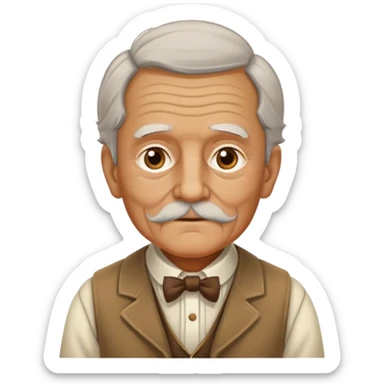 OLD MAN VITAGE 1800'S sticker