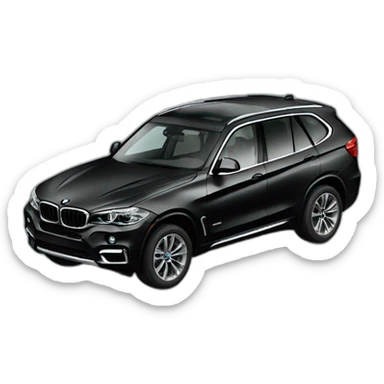 Bmw suv black sticker