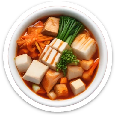 kimchi stew high detail sticker