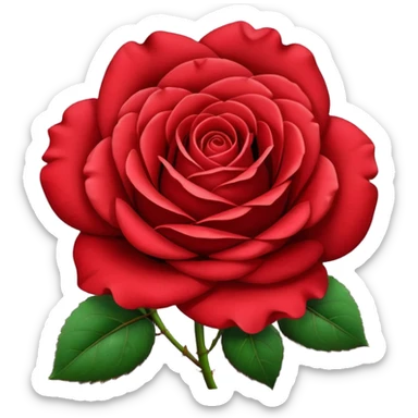 It doesnt look real. What about more like the firt rose style and with darker center?
 sticker