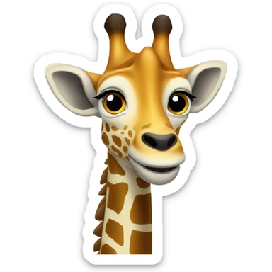 Girafe corps entier sticker