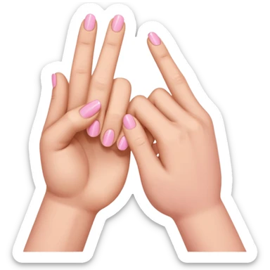 Pinky promise sticker