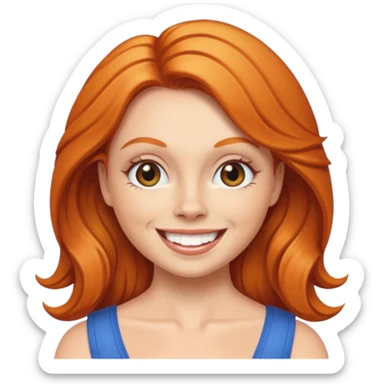 Ginger Spice sticker