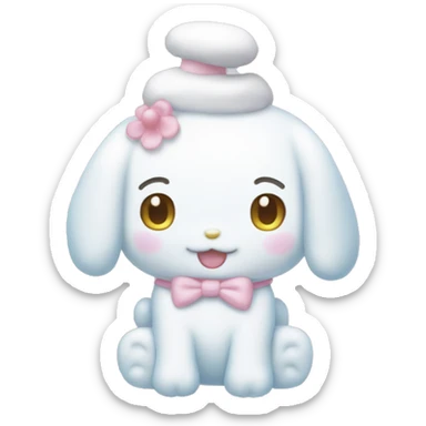 cinnamoroll hello kitty emoji sticker