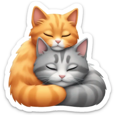 cats in love sticker