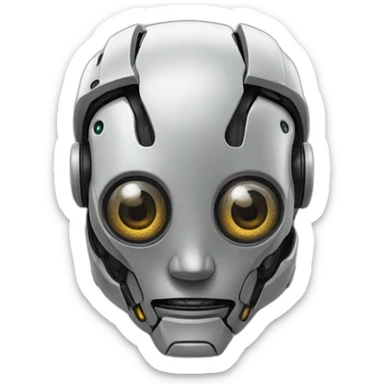 sentient-robot sticker