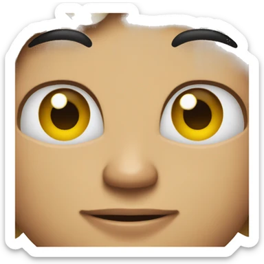 giving someone a side eye look sticker