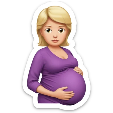 Donald trump pregnant  sticker