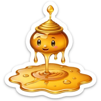 honey mukbang sticker