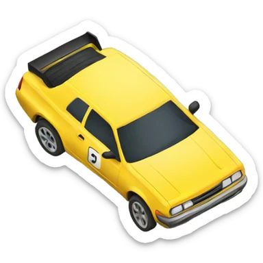Car drifting  sticker