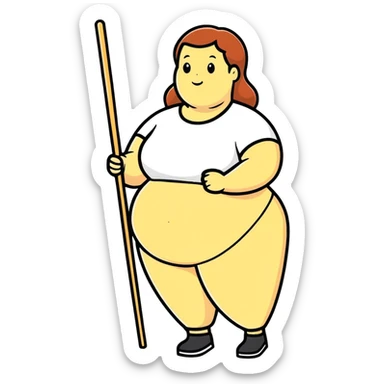 Fat stank hoe  sticker