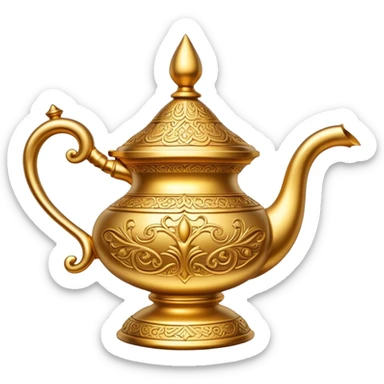 Aladdin's magic lamp sticker