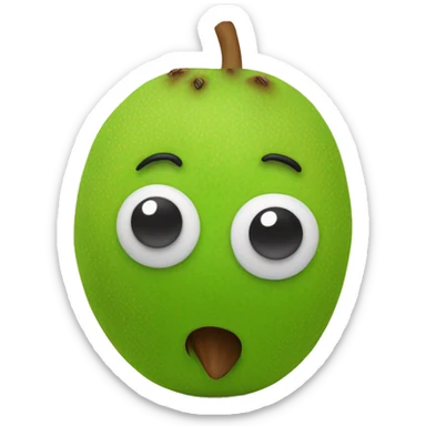 3D kiwi fruit  sticker