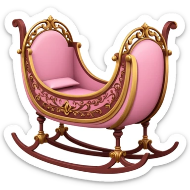 Cradles pink  sticker