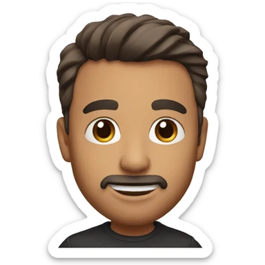 memoji of huberman sticker
