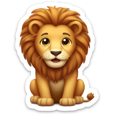 cute lion sticker