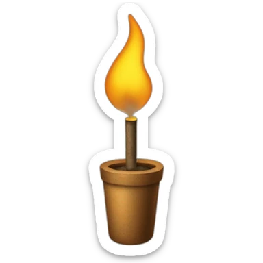 Incensario colgante sticker