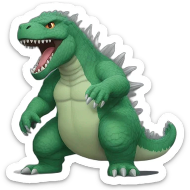 Godzilla cant afford rent sticker