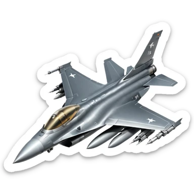 F-16 Fighting Falcon jet sticker