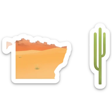 Desert sticker