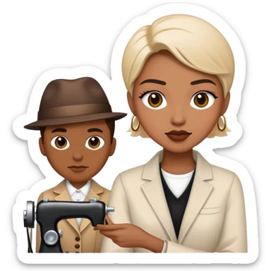 fashion designer sticker