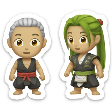 gojo and sukuna sticker