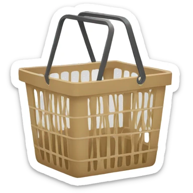 shopping basket sticker