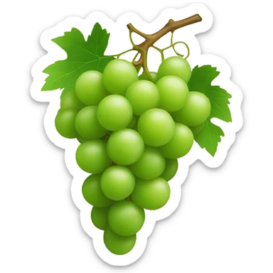 Green grapes  sticker