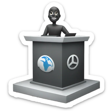 podium with AsemblyAI.com logo on 1st place sticker