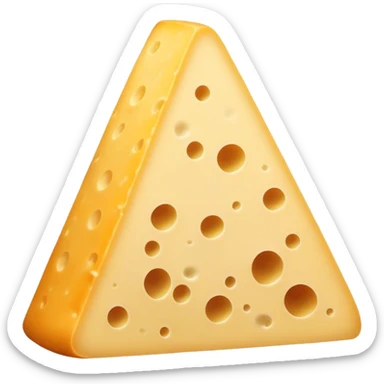 parmigiano triangle side view sticker