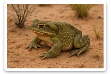 Sonoran toad sticker