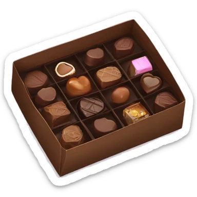 box of chocolates  sticker