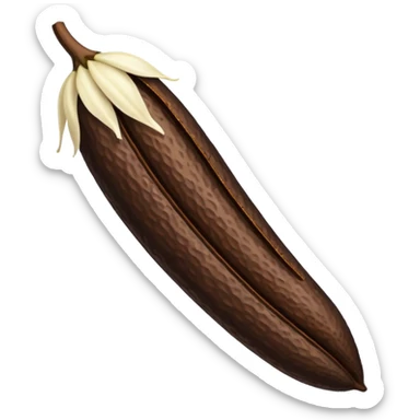 vanilla bean pod sticker