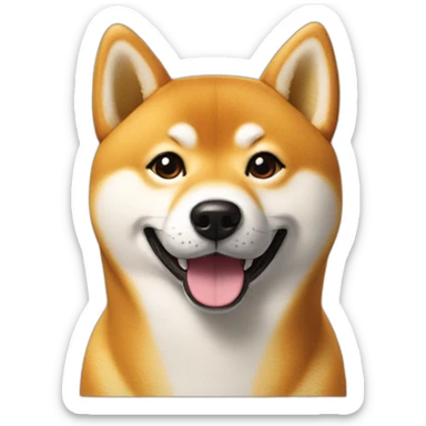 Shiba Inu McDonald’s brand deal sticker
