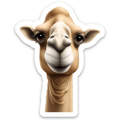 handsome corporate camel stud sticker